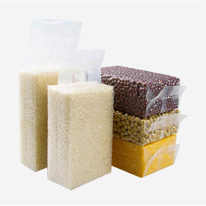 Side-sealed vacuum packaging bag