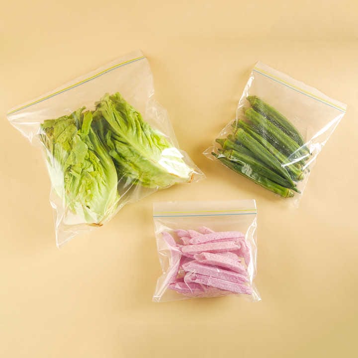 Resealable custom printed food ziplock bag