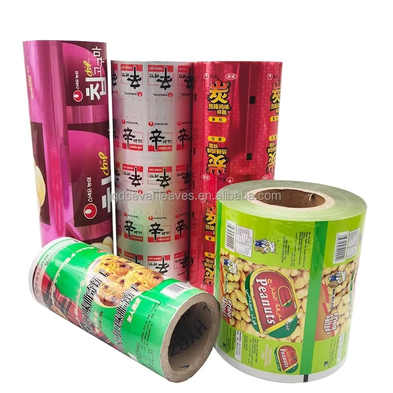 Custom Printed Plastic Sheet in Roll BOPP/CPP PET/PE Laminated Film Roll Packaging - Image 2