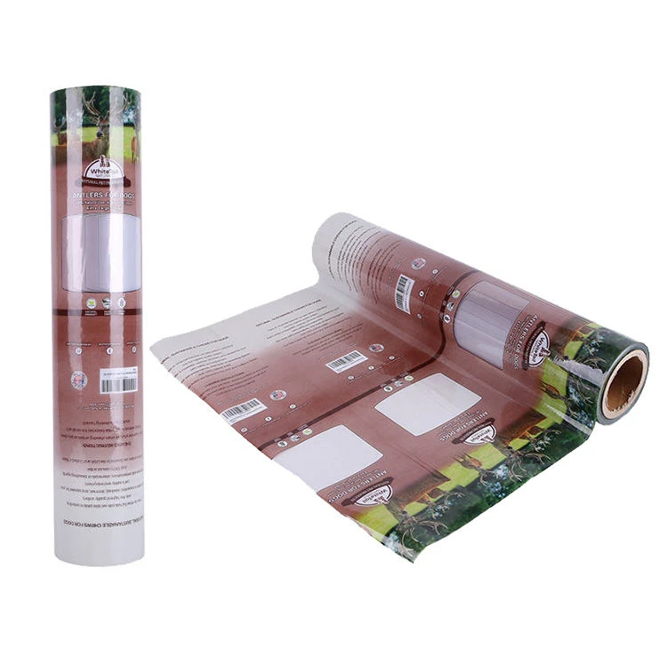 finished product food sachet film roll ready to ship custom printed laminated foil roll film