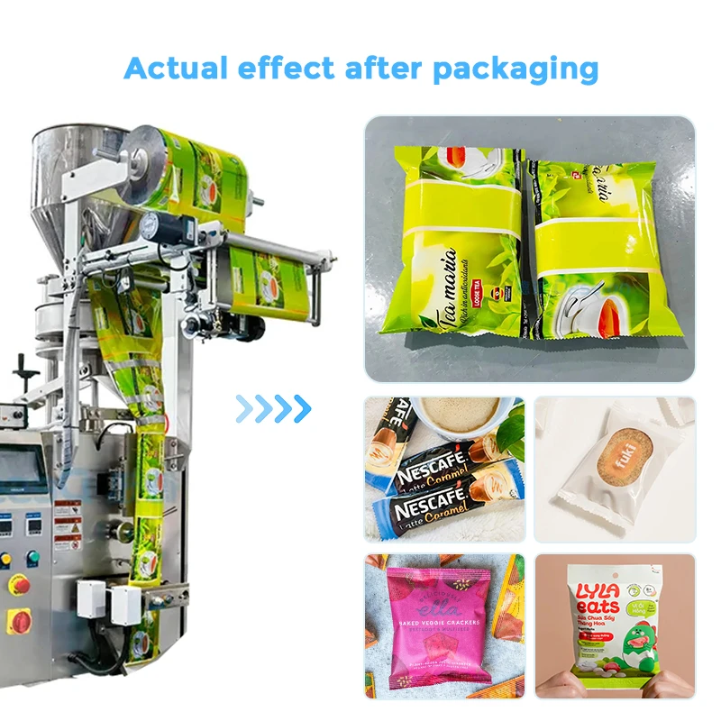 side gusset roll film for tea coffee sachets custom printed roll stock