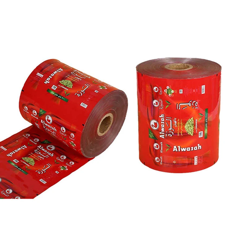 production facility laminated film rolls custom printed for food packaging roll film